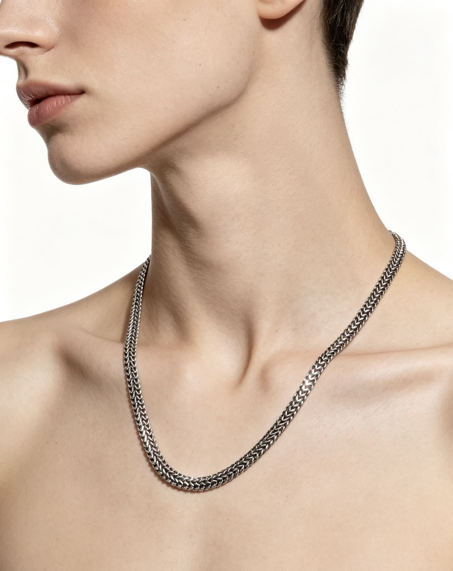 Louis Vuitton Silver Chain Necklace